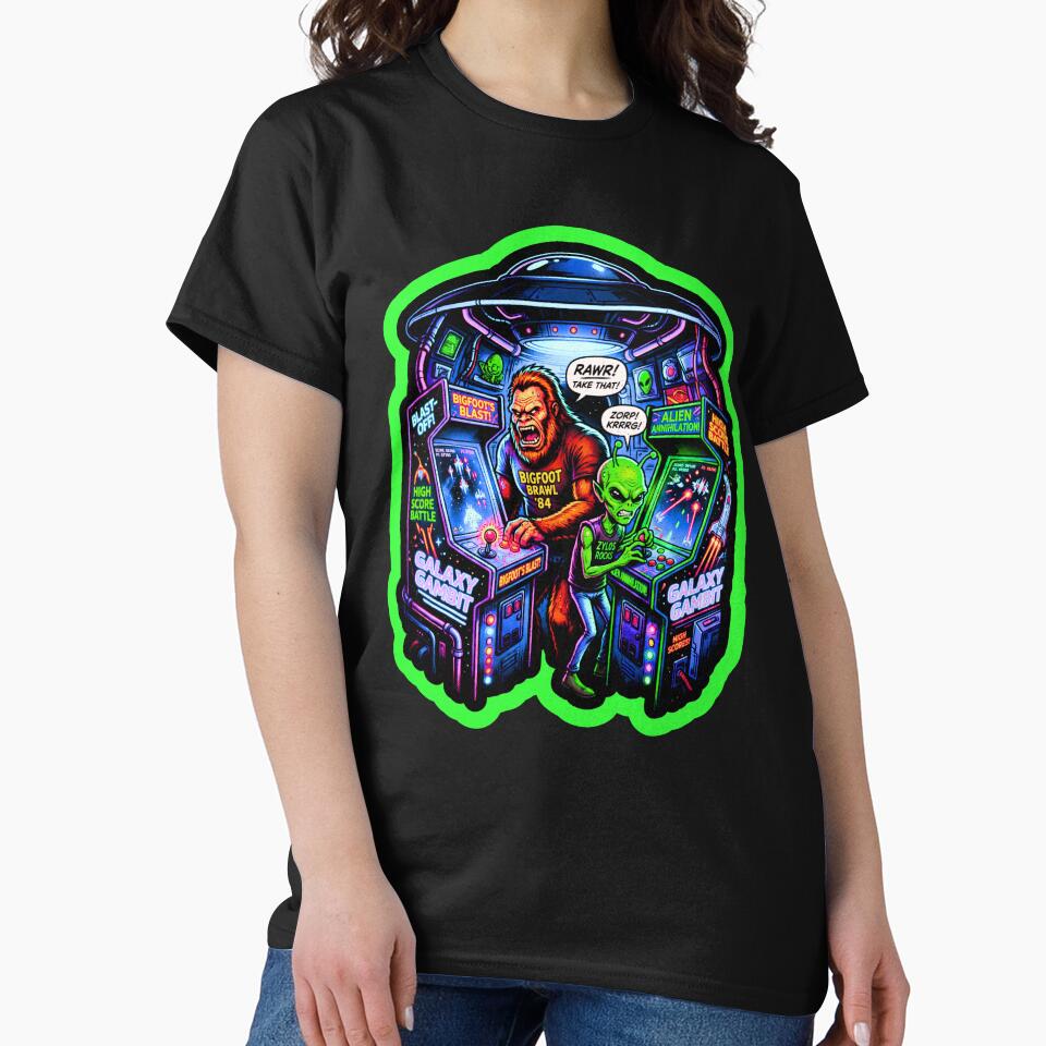 Bigfoot Alien Arcade by WoodburyLake