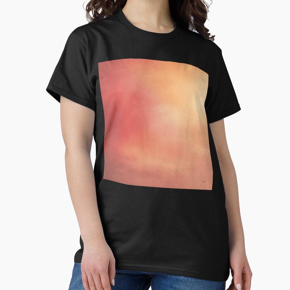 Aura Aesthetic Shirt  Dream Haze Minimalist Color Field Art by POD DYNASTY | Original Print On Demand T-Shirt Graphics