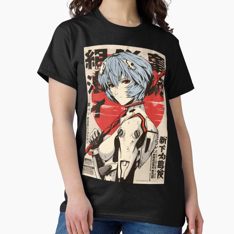 Vintage Rei Red Dawn by AnimeArsenalPrints