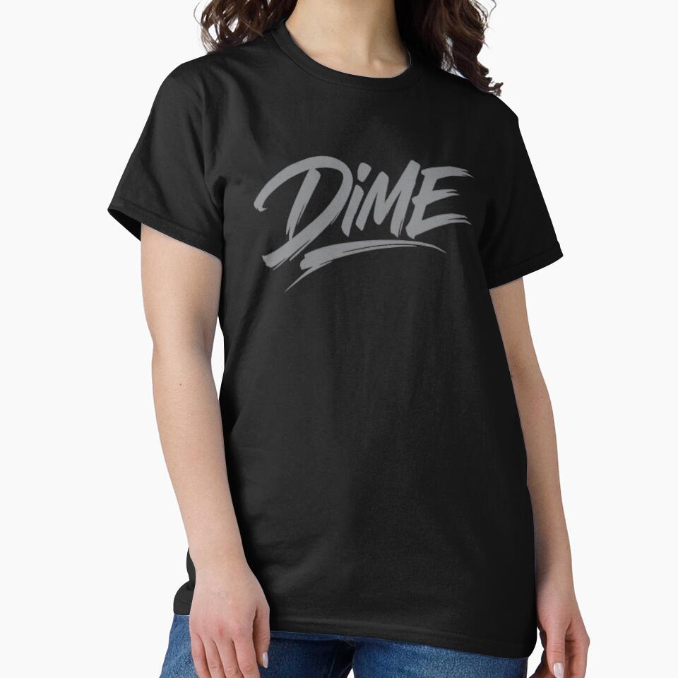 DIME Streetwear Script Logo - Bold Urban Brush Typography by FrozenHeat97