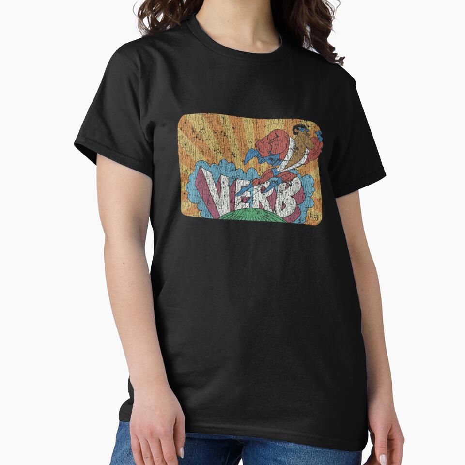 Schoolhouse Rock Flying Verb Long Sleeve by TinaHeaney