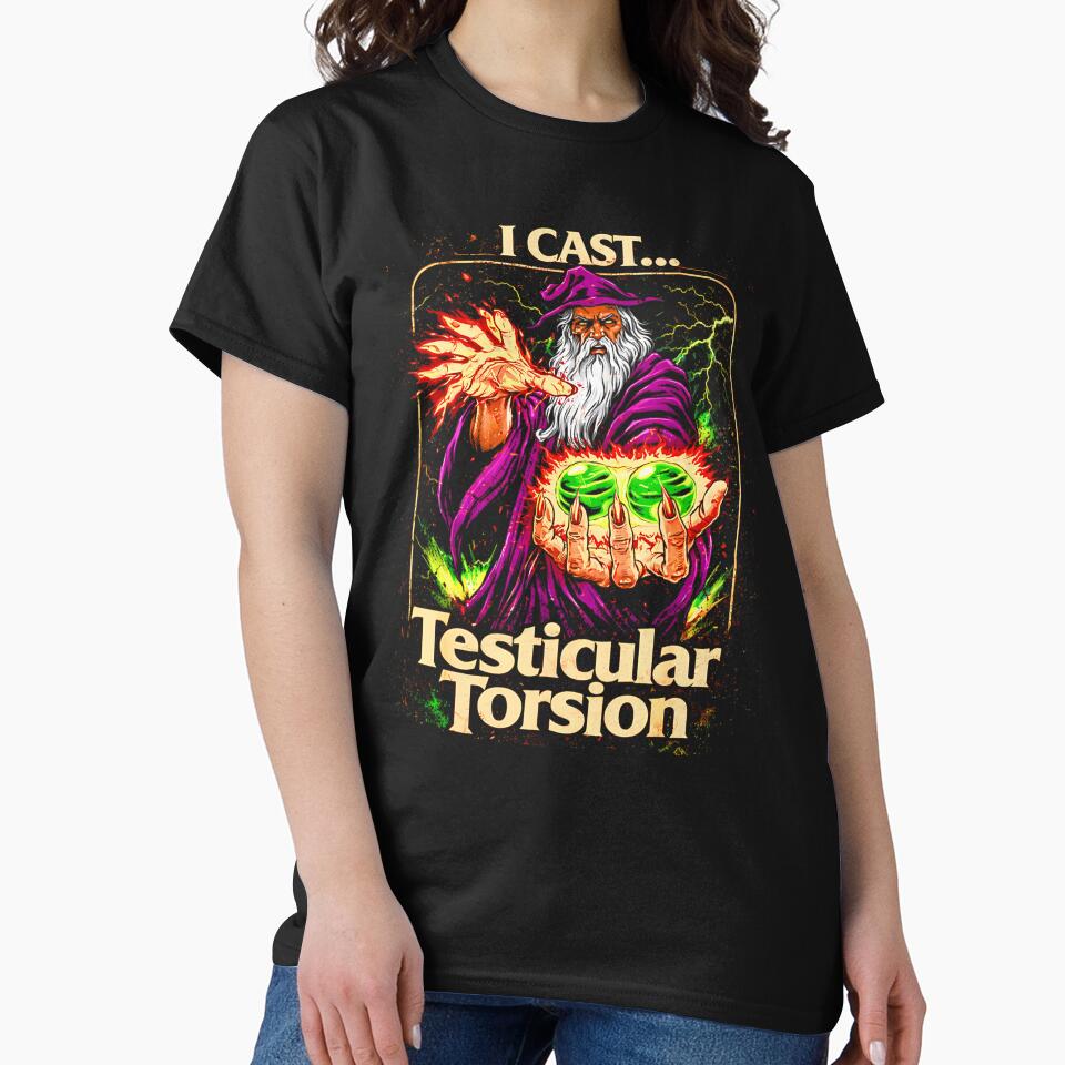 I Cast Testicular Torsion Funny Wizard Meme by Akshay Kshirsagar