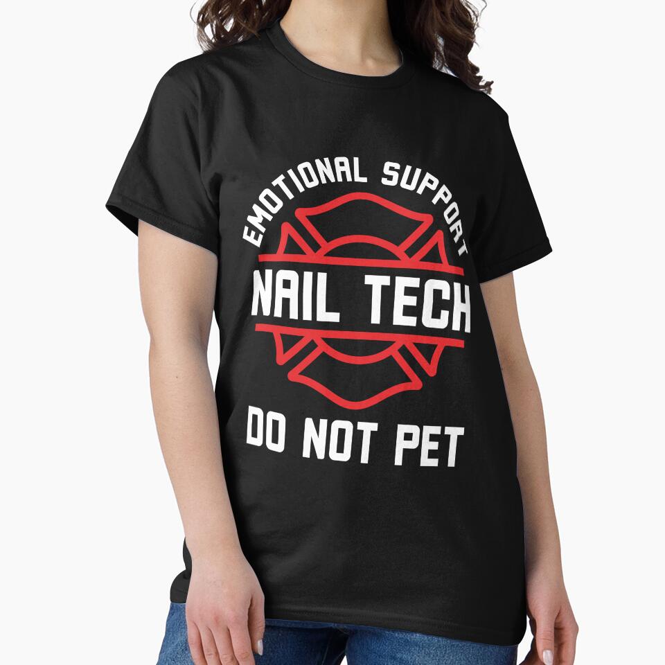 Nail Tech Do Not Pet Funny Professional Design by snowry