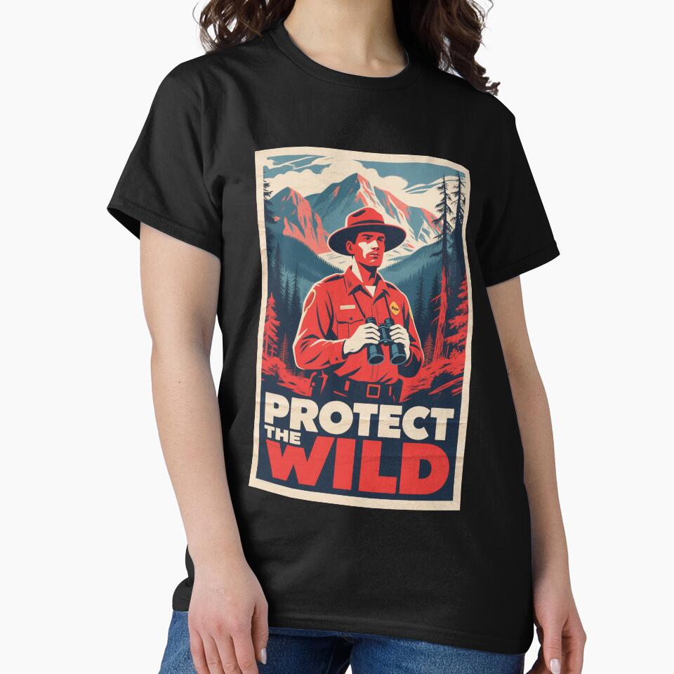 Protect the Wild – Forest Ranger Hope Style propaganda retro by HoopeStylee