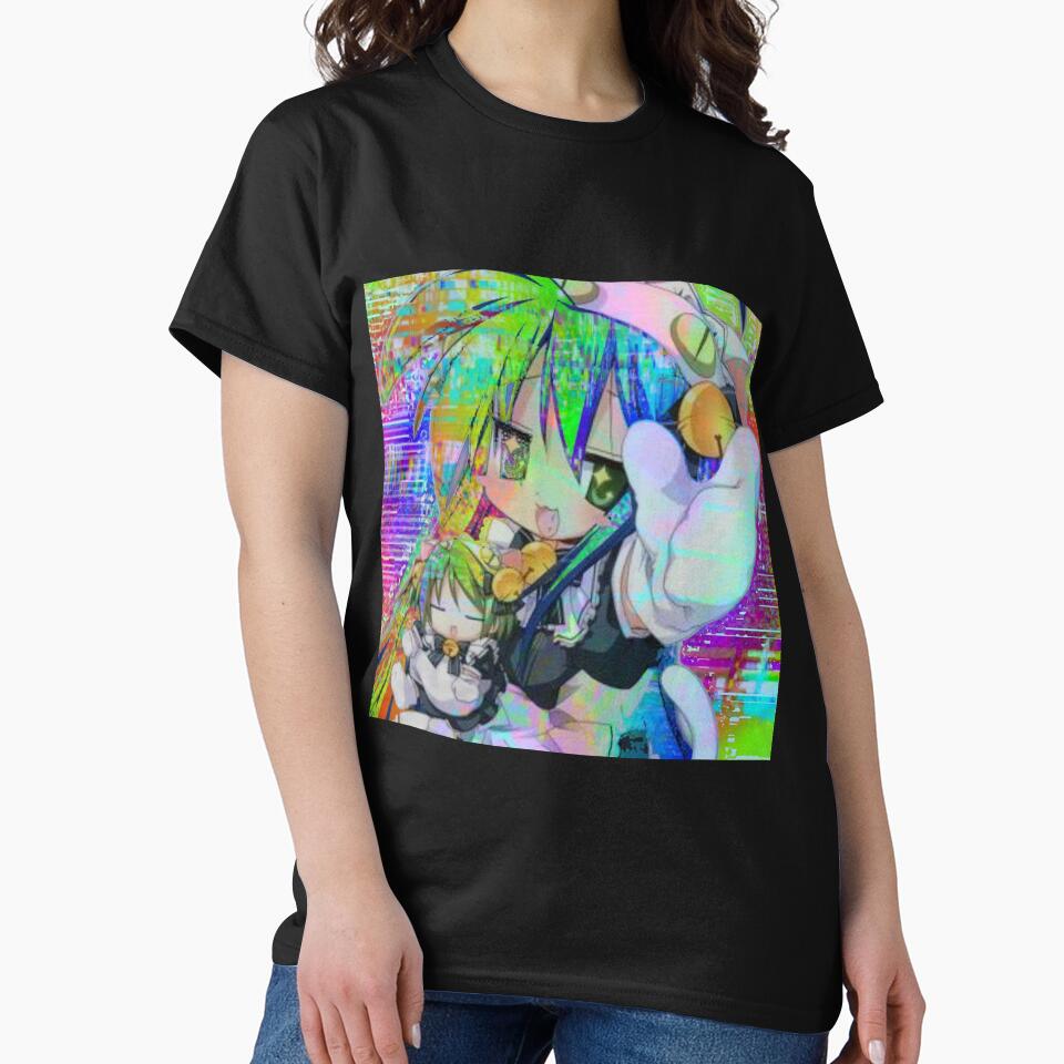 Lucky Star Animecore Glitchcore Aesthetic by Merch-For-All