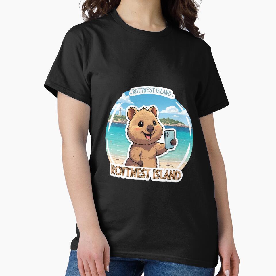 Smiling Quokka Cartoon: A Funny and Adorable WA Design by Digital Dreams Arts