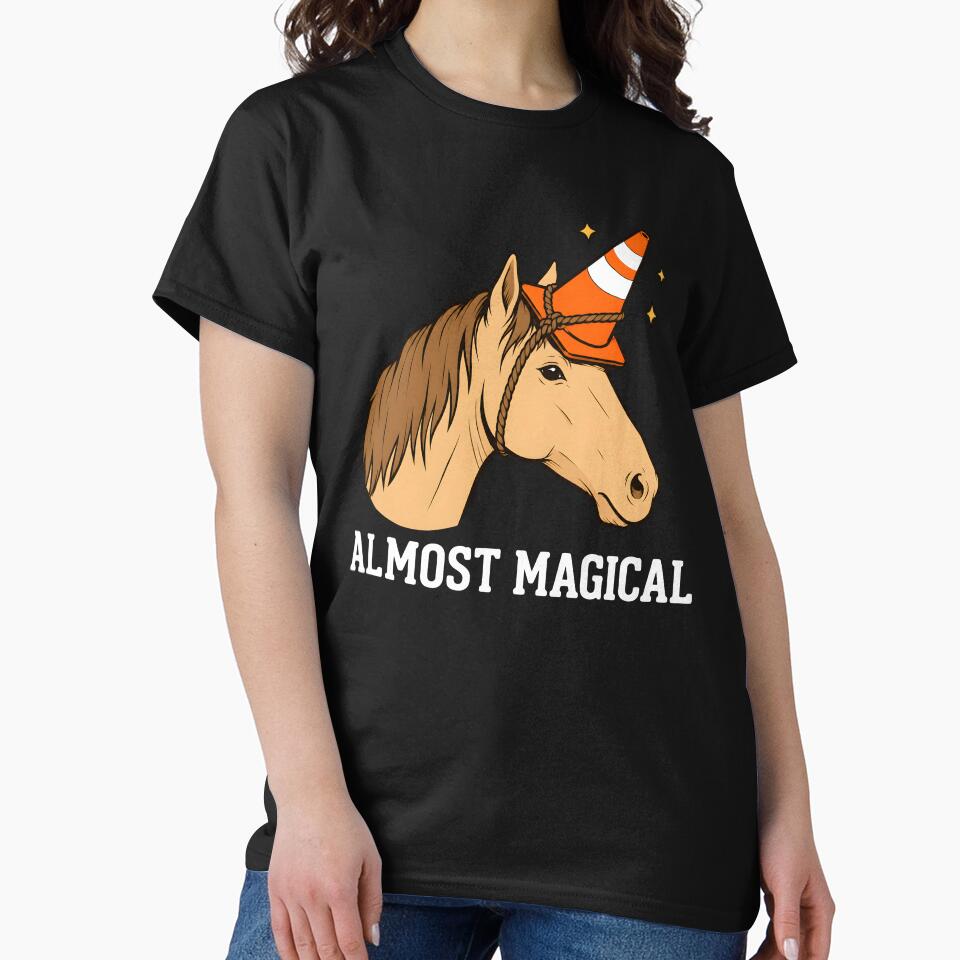Almost Magical Horse Traffic Cone by bajsanti