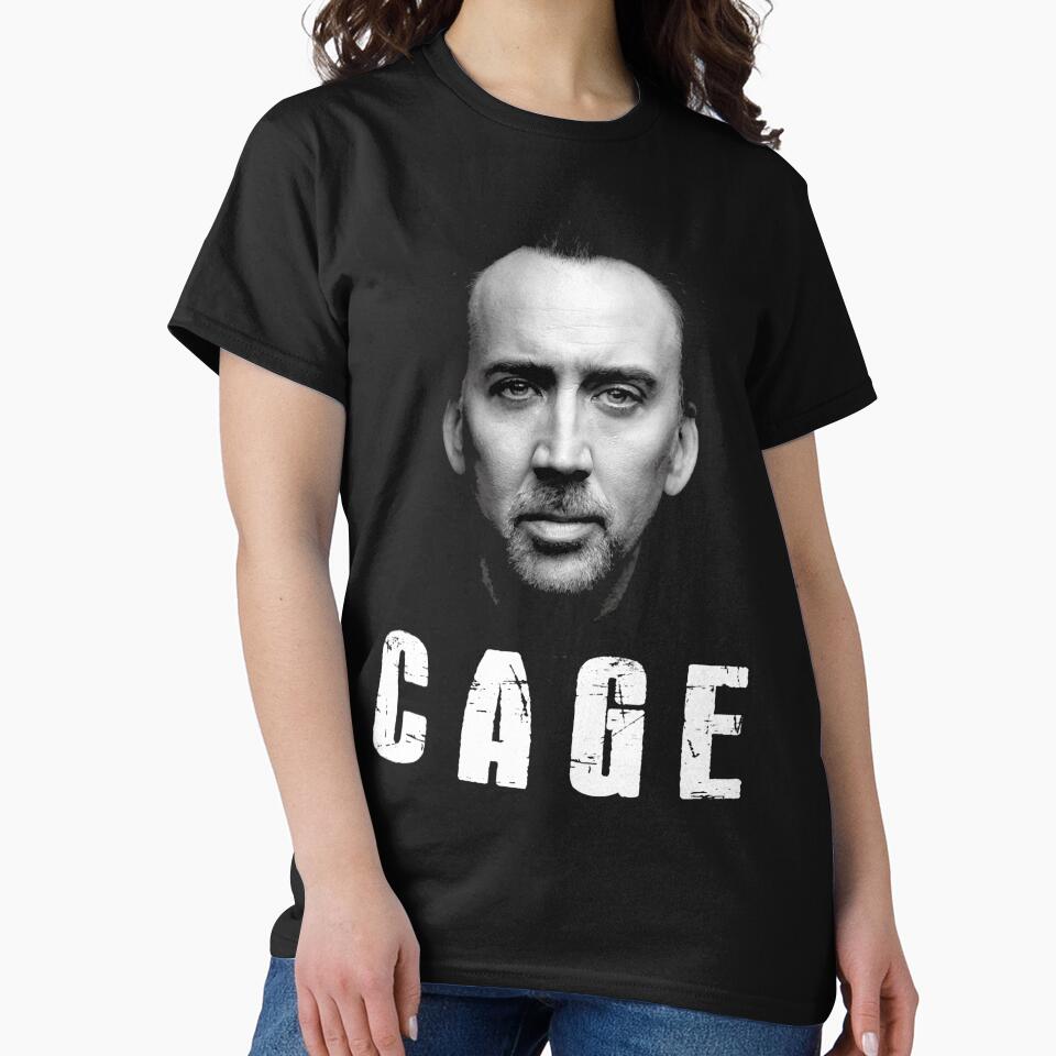 Nicolas Cage Iconic Baseball ¾ Sleeve by Walleez