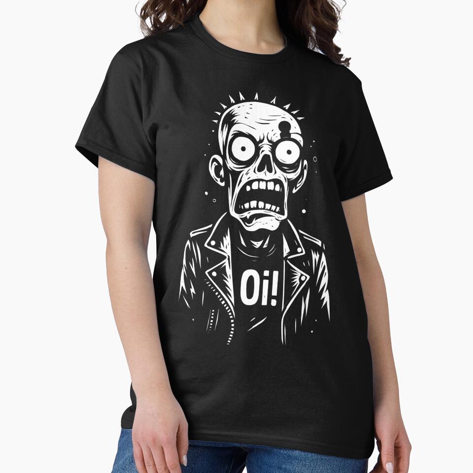 OI! Punk Zombie by theThreadzone