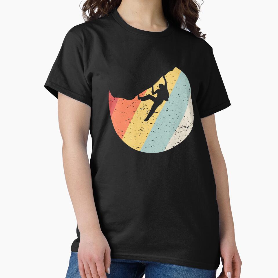 Vintage Retro Rock Climber by Vanover Designs