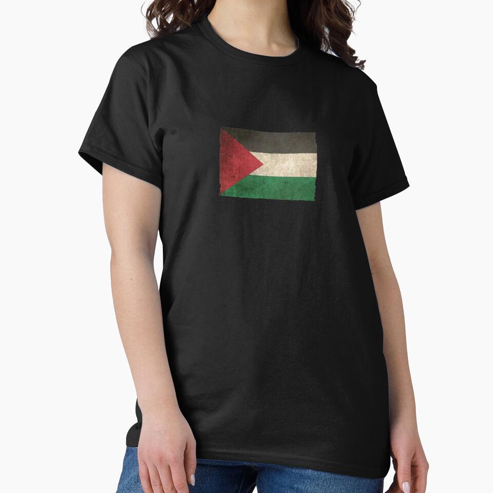 Old and Worn Distressed Vintage Flag of Palestine by JeffBartels