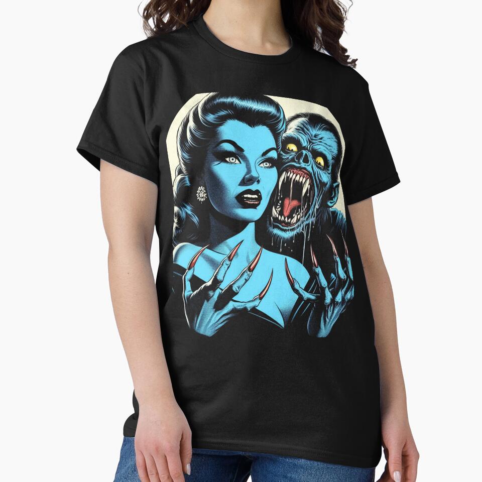 Horror Werewolf Woman by PulpVintage
