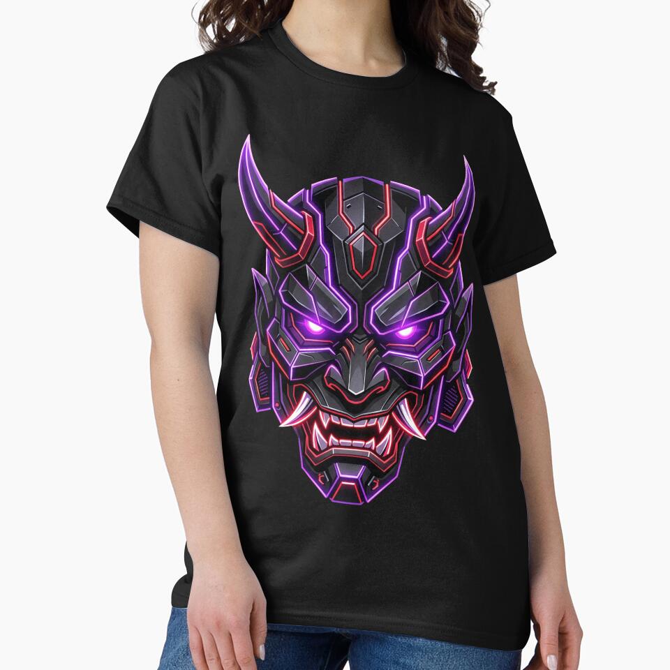 Cyber Oni Mask (Streetwear Style) by Stickersdevelop