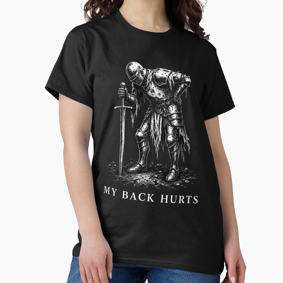 Back Hurts Knight Meme by jimmyneo