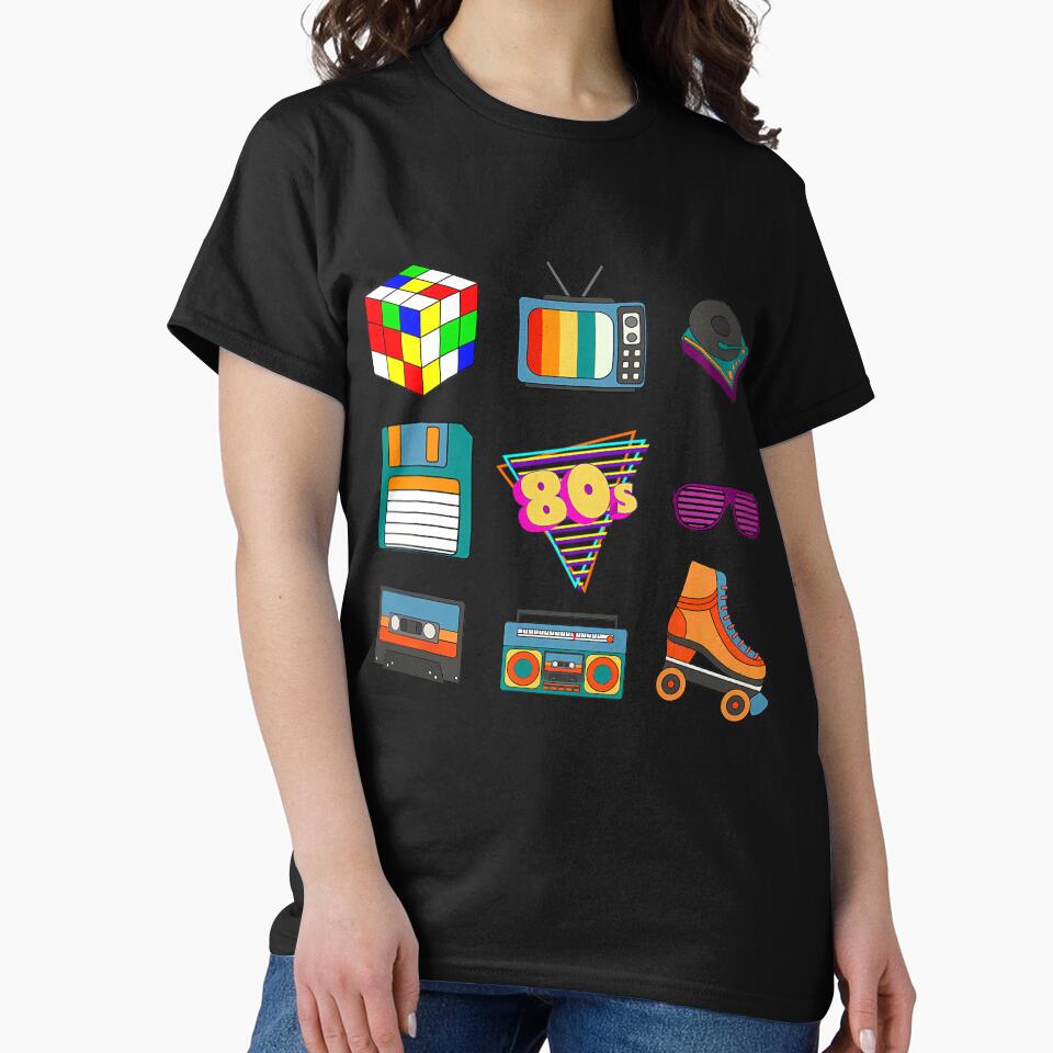 80's Retro Fashion Throwback Culture Disco Music Party Lover Short Sleeve by vnsqnpsytby24