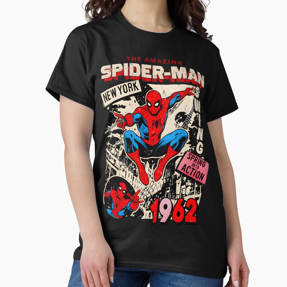 Vintage Superhero Comic Cover Graphic Shirt by CareerKitties
