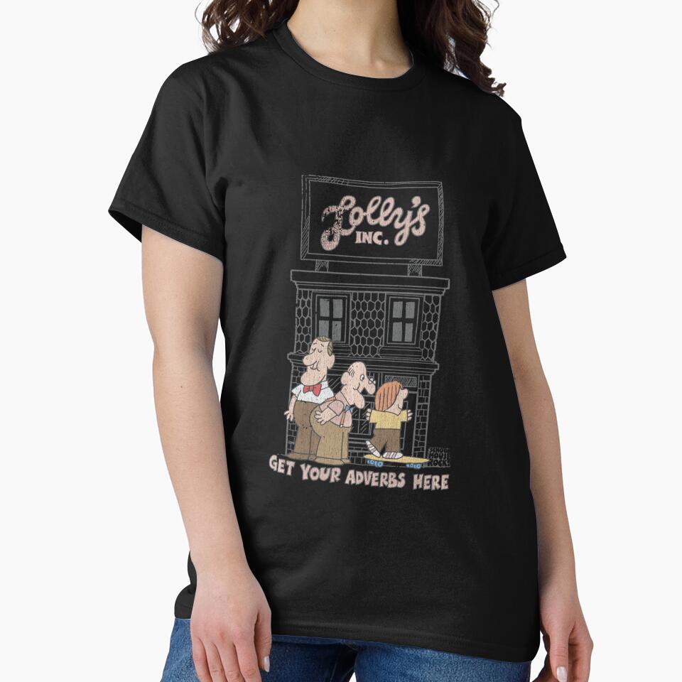 Schoolhouse Rock Lollys Adverbs Long Sleeve by FernMary