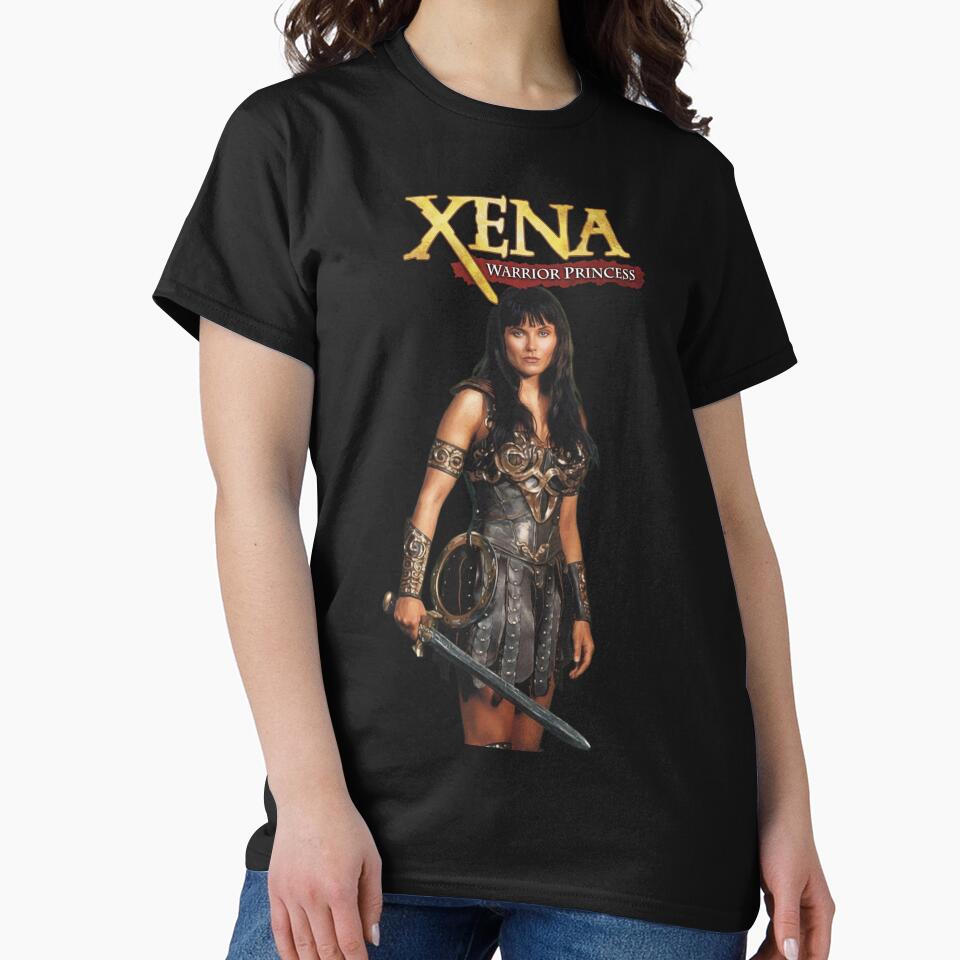 Warrior Princess Vintage Gouache Poster - Retro Fantasy TV Art by ElvisVintagePosters
