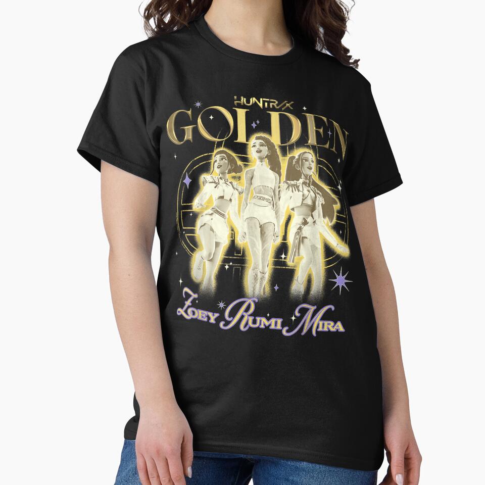 Huntrix Golden Zoey Rumi Mira Retro by ShuntalaWhite