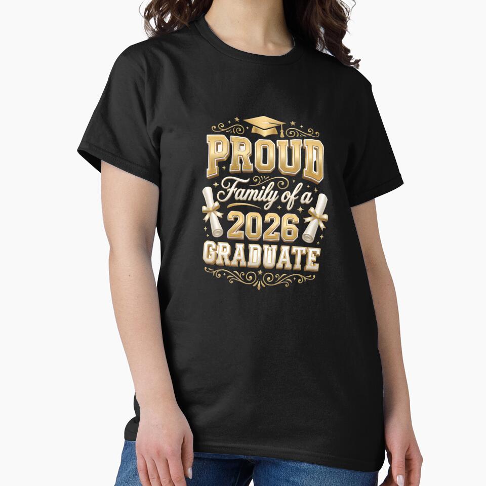 Proud Family Of A 2026 Graduate by PrintTechDz