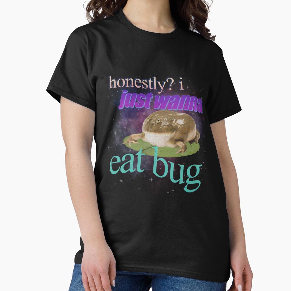 Funny frog meme | just wanna eat bug Budgett's by pixel-defiance