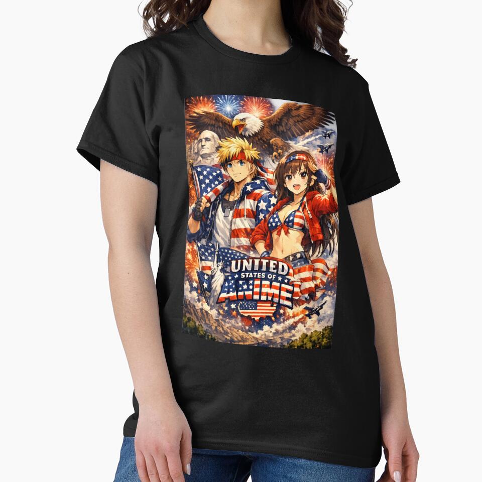 anime patriotic shirt by IMOBILYARI VibeCore