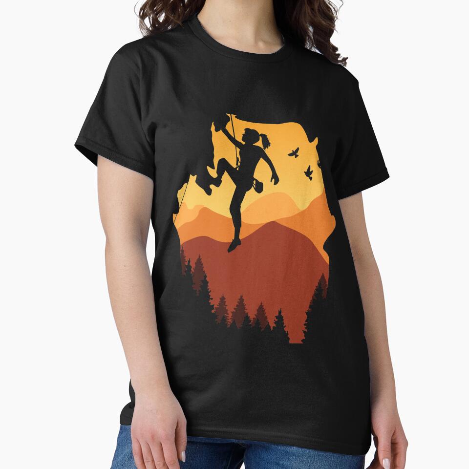Climber, mountaineer, adventurer, woman. by EichStore