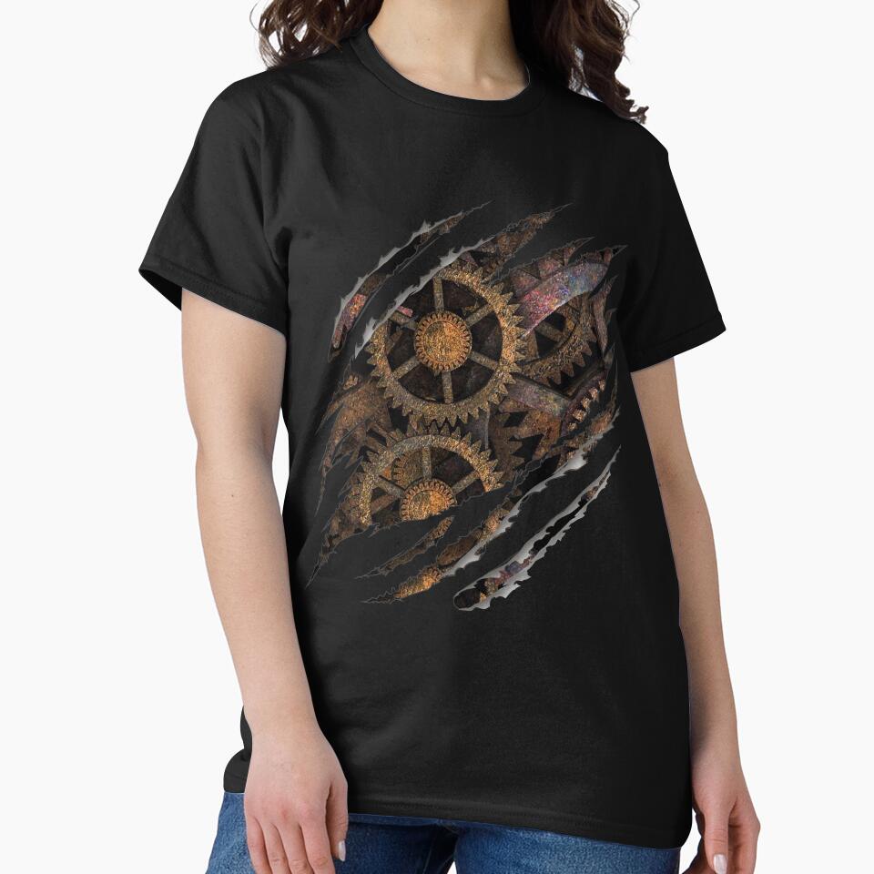 Steampunk Vintage Gears Cogs and Wheels In Me by Shoppy  Vista