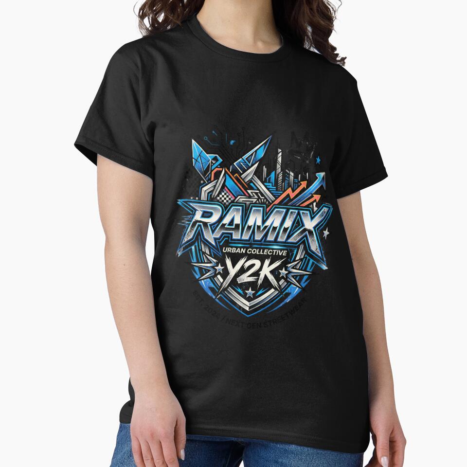 RAMIX Y2K Urban Collective - Cyber Streetwear Logo by RAMIX-Y2K