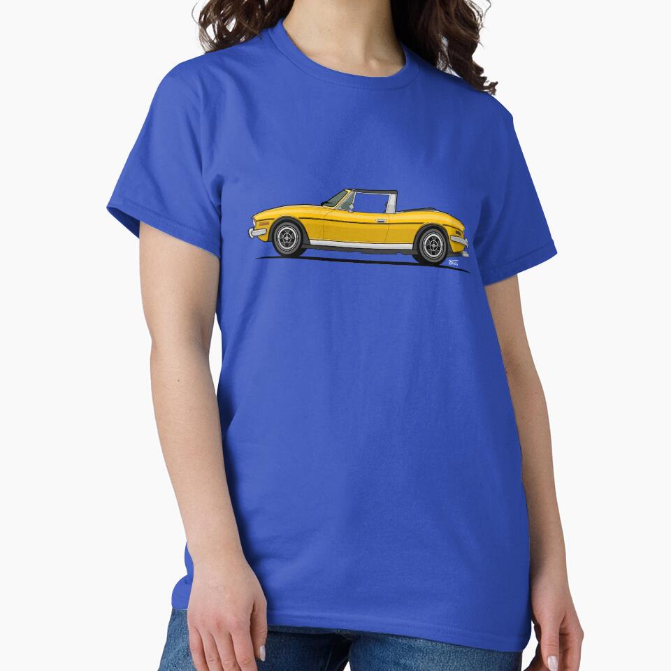 Triumph Stag Single Illustration by RJWautographics