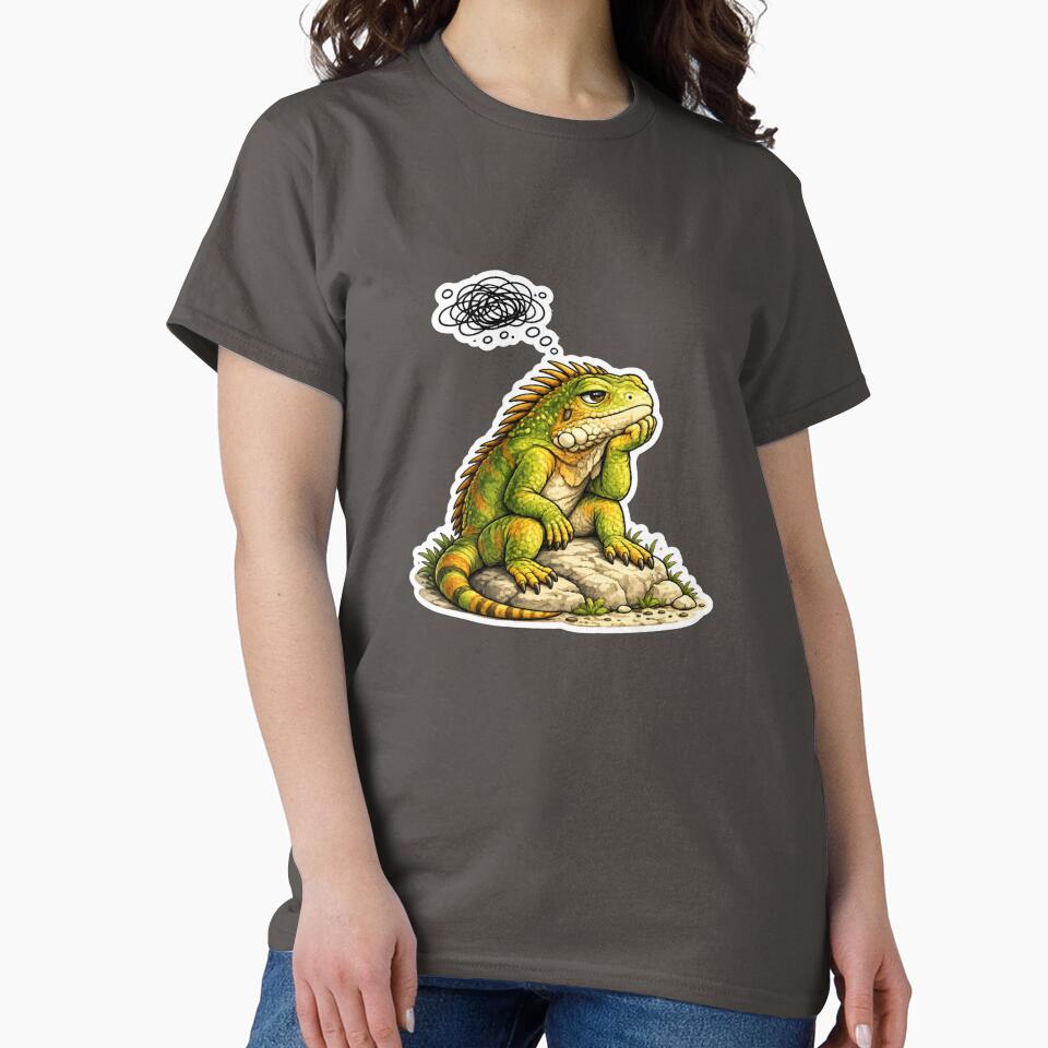 Professional Overthinker Iguana by Safe Haven Pets