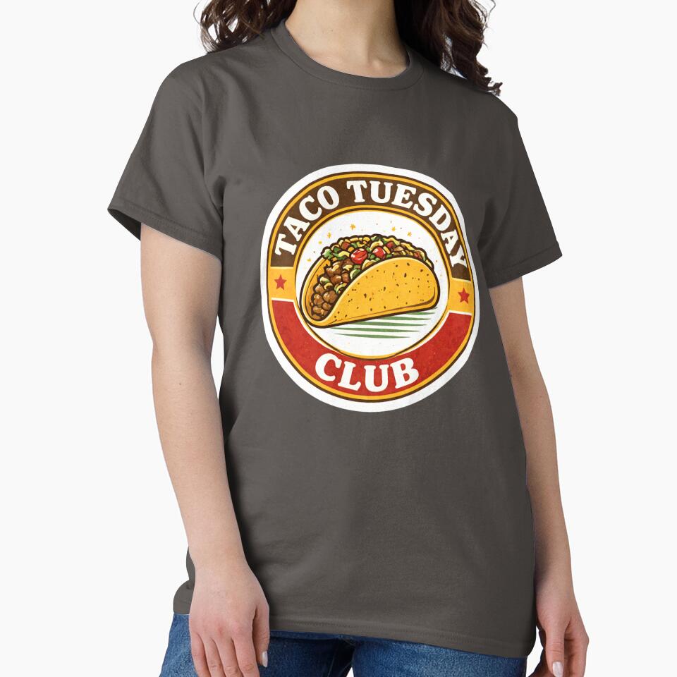 Taco Tuesday Club – Vintage Taco Badge by EastEndTownie