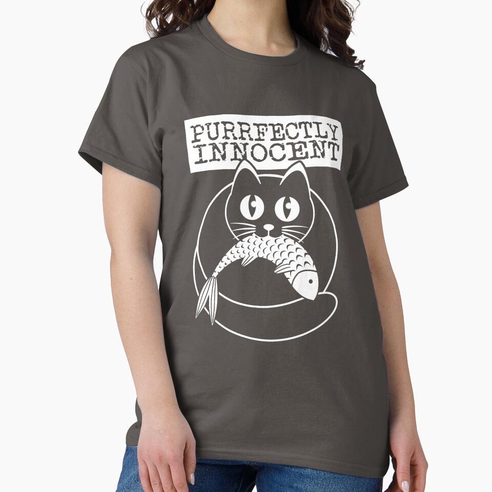 Just a purrfectly innocent catloaf - Cute design for cat lover with funny relatable saying by Scolliecat