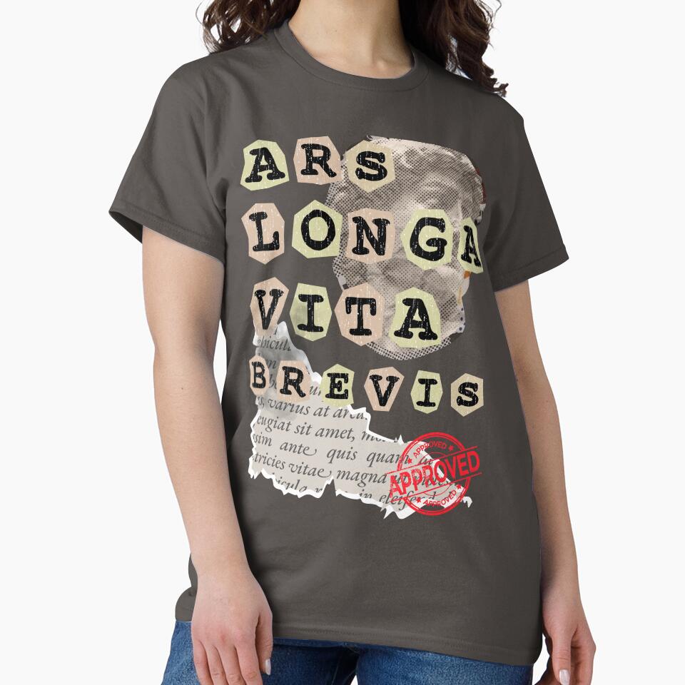 Ars Longa Vita Brevis - Antique Statue Aesthetic Art by AhmadAnnaPrints