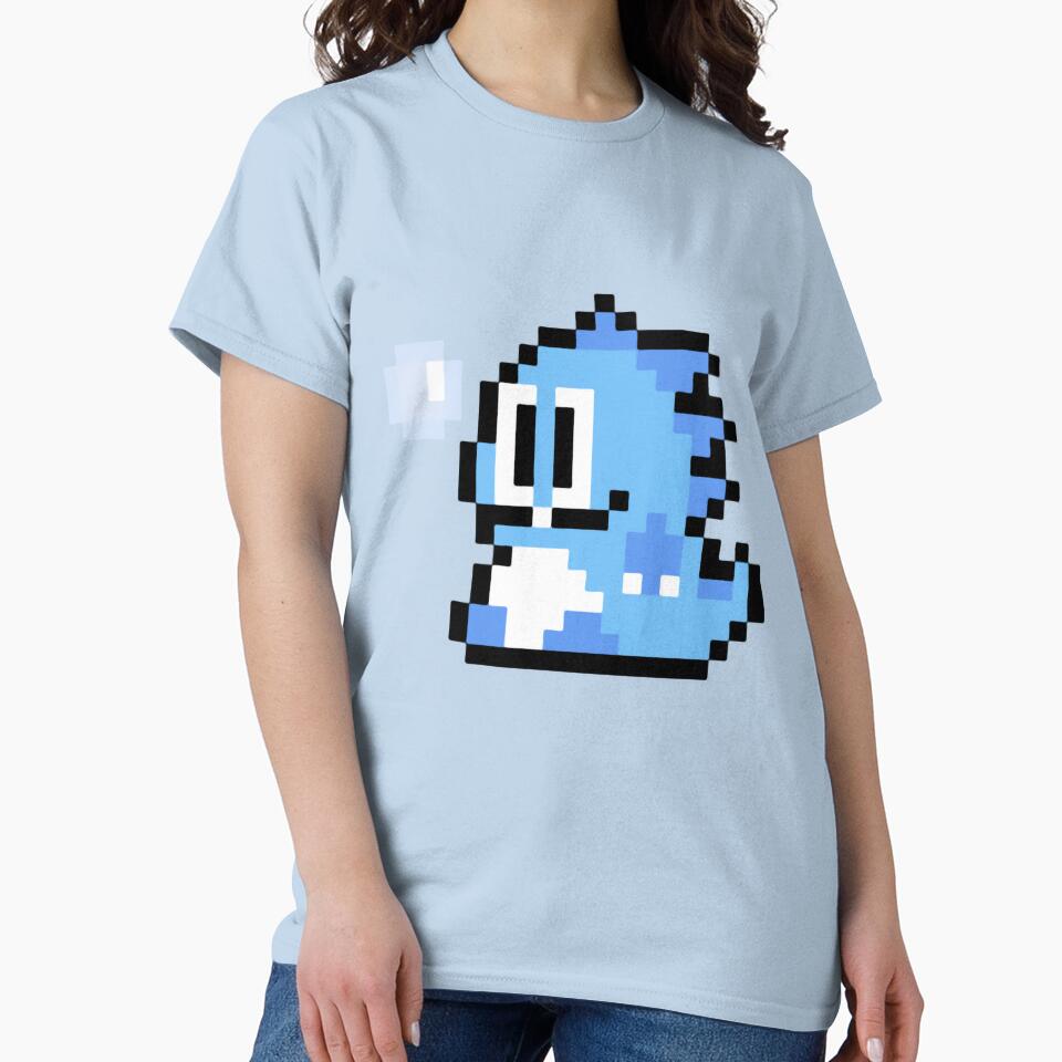 Pixel Bubble Bobble (Blue) by Ja-JaGirl
