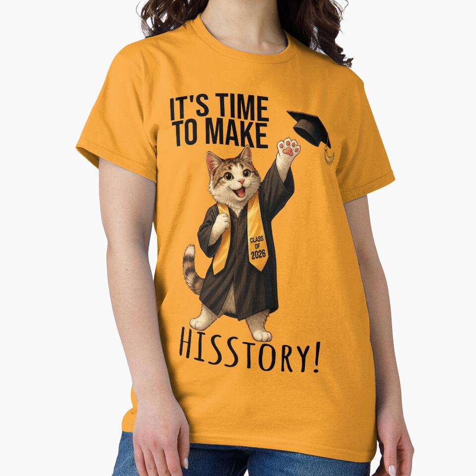 Cat Class of 2026 - Time to Make Hisstory! by Cut & Paste Productions