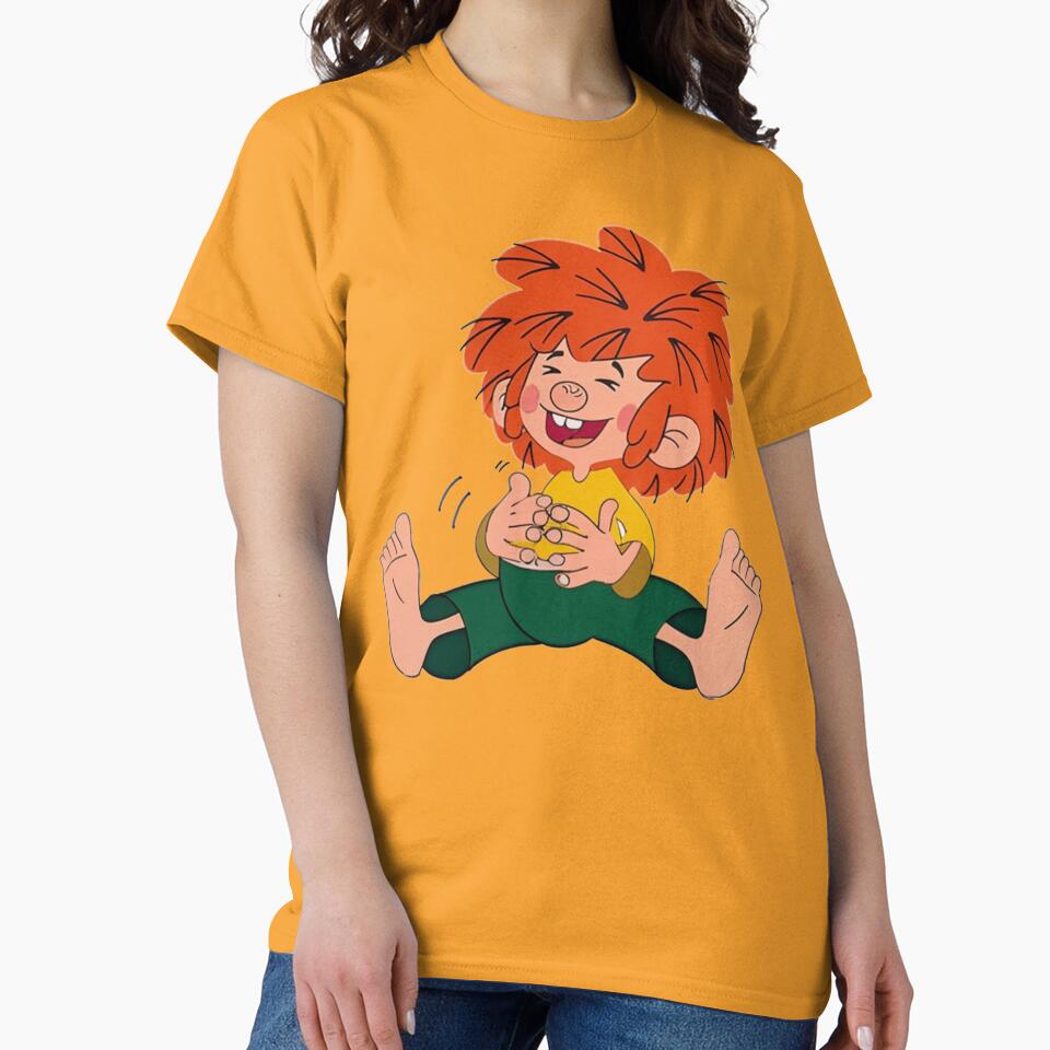 Pumuckl sits and dies of laughter by DieViolettHund
