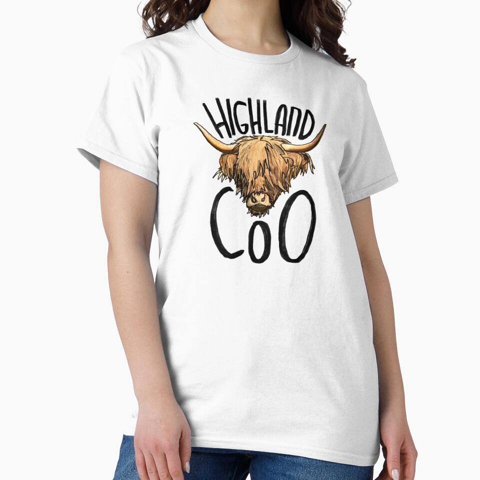 Highland coo, Scottish cow by badlydrawnbabe