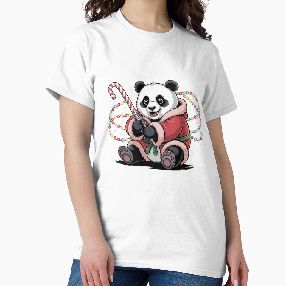 Panda with Candy Saber by NicolasGlowArt