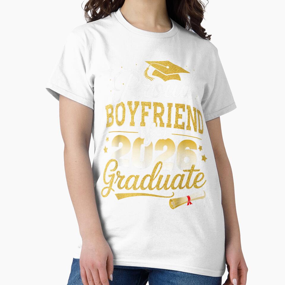 Proud Boyfriend of Class of 2026 Graduate Senior Graduation by zenzeroart ⭐⭐⭐⭐⭐