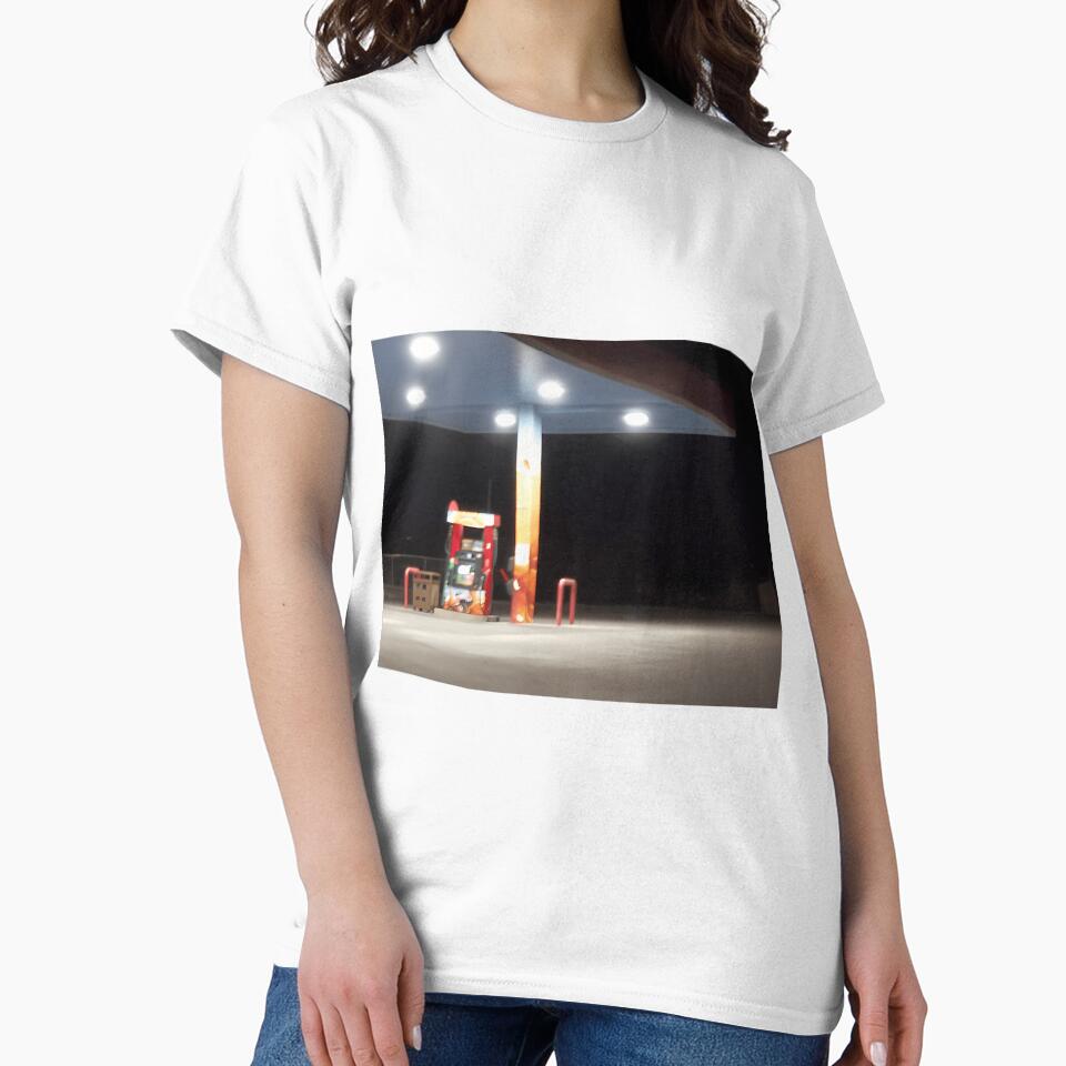 Liminal Space Gas Station Night by vmswgacu99