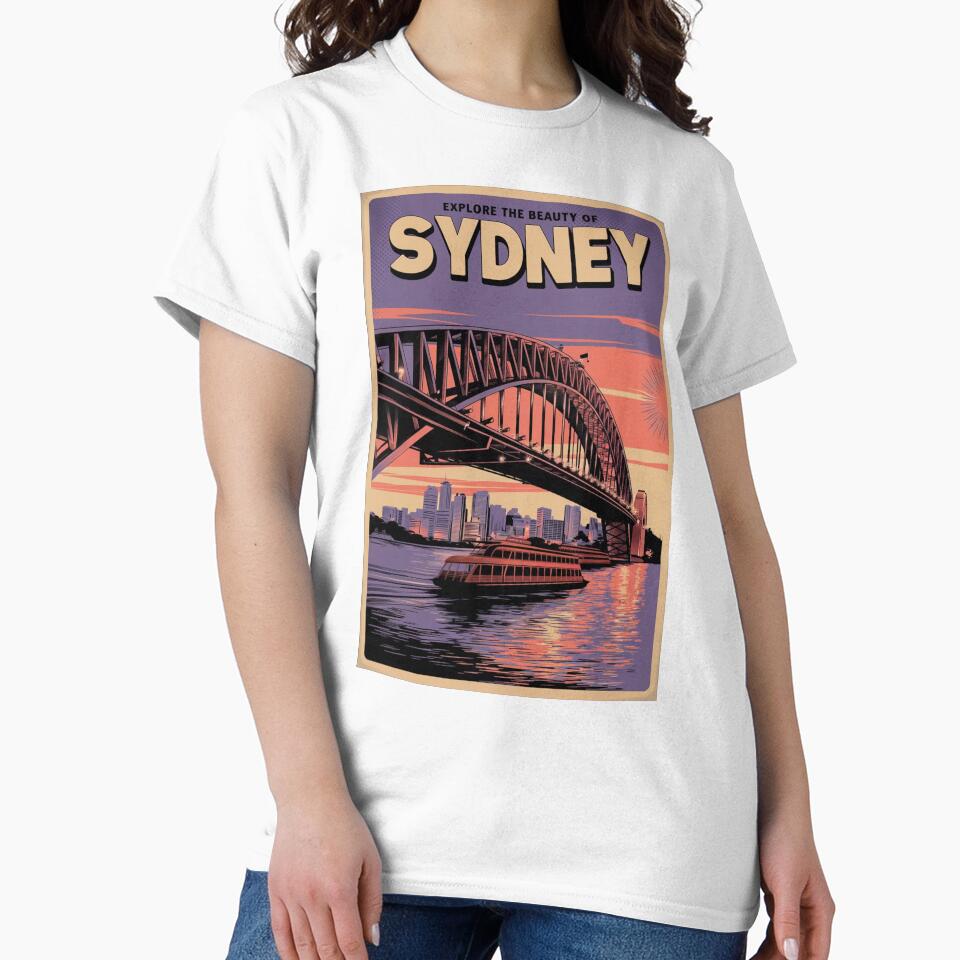 Sydney Vintage Travel Poster by TravelerRat