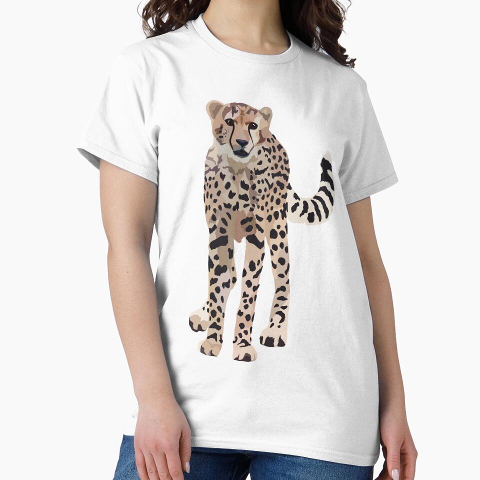 Cheetah Wildlife Big Cat Illustration by PrettylittlepastelUk
