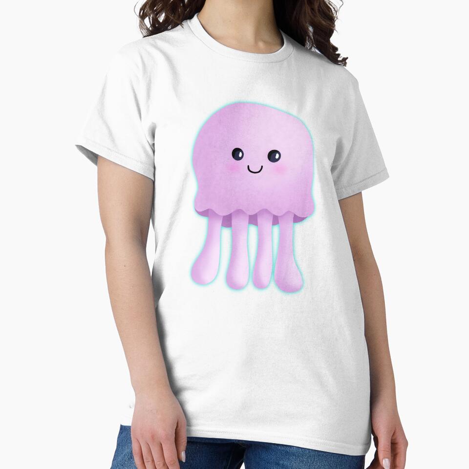 Cute Glowing Jellyfish by EmyBeeDesigns