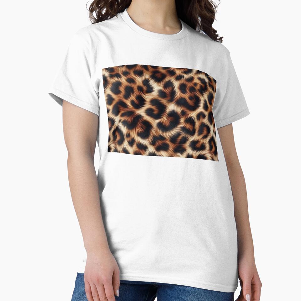 Realistic Leopard Fur Animal Print Texture by LYAN-STORE