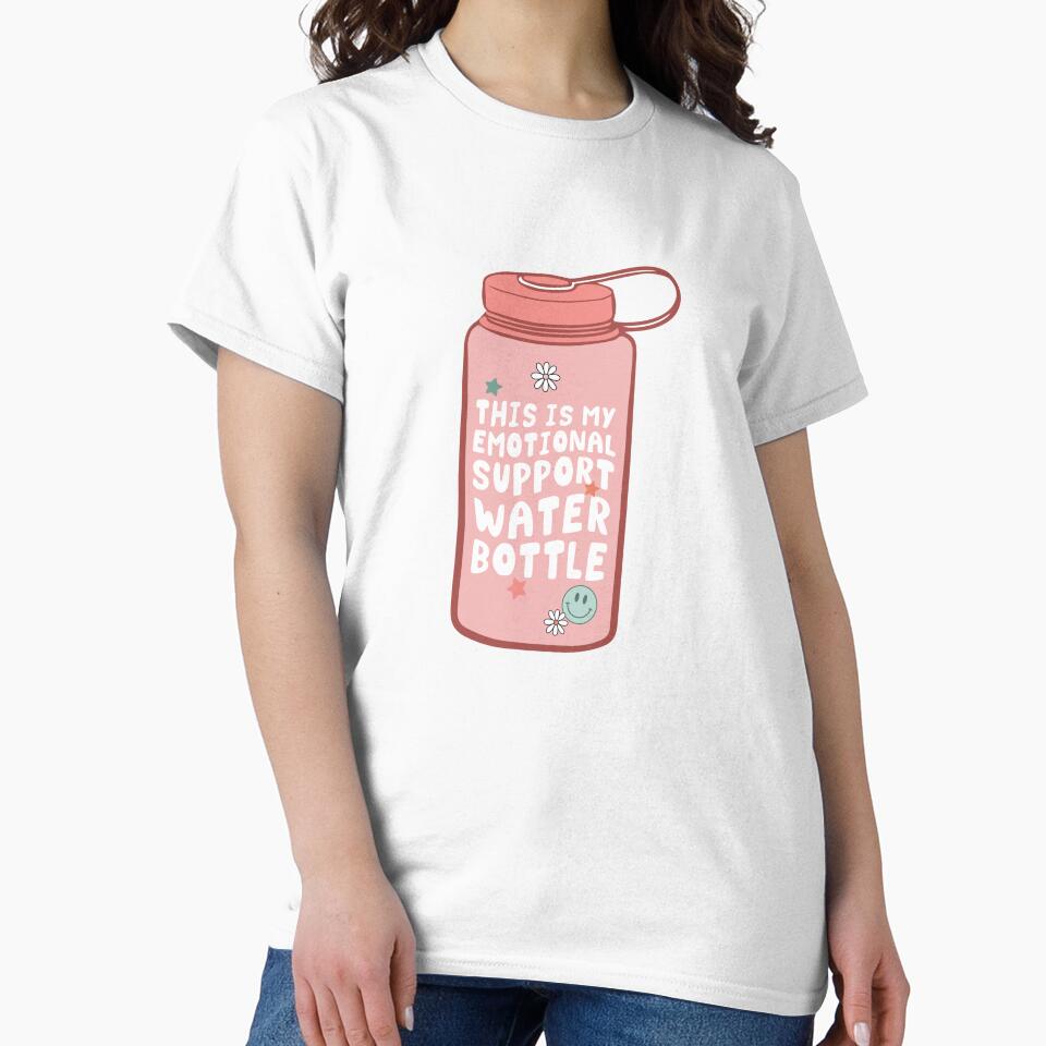 This is my emotional support water bottle kindle bookish sticker by Yaffa Store