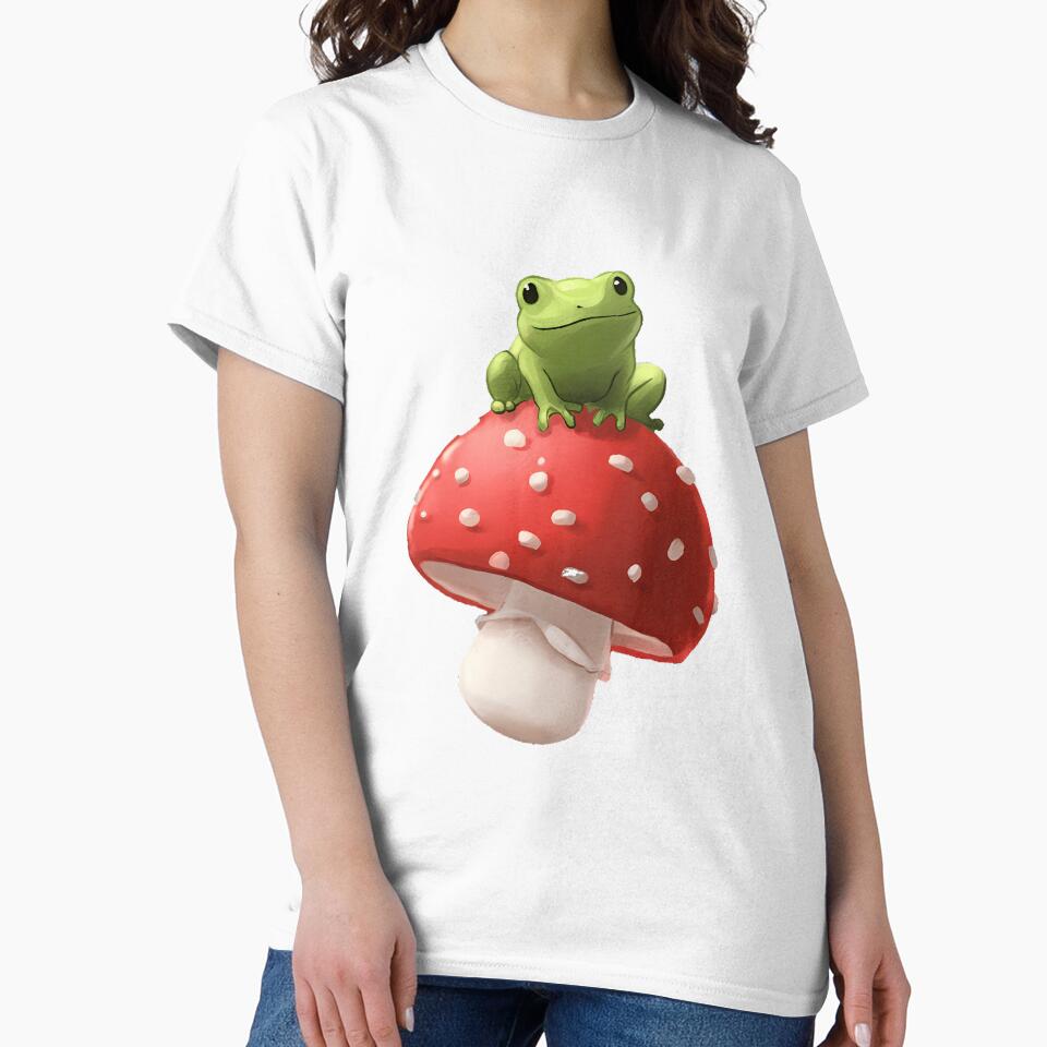 Frog on Mushroom by pumsquare