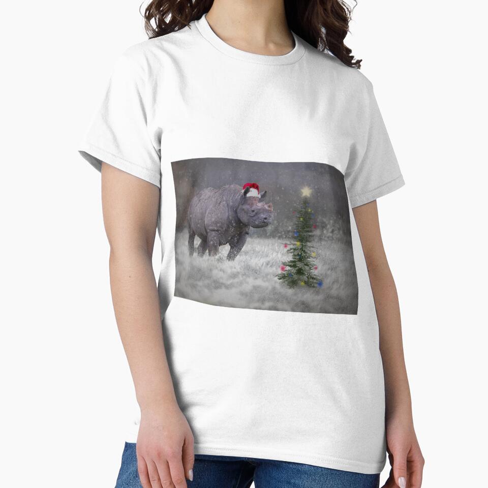 Rhino Santa by Conservation Art Emporium