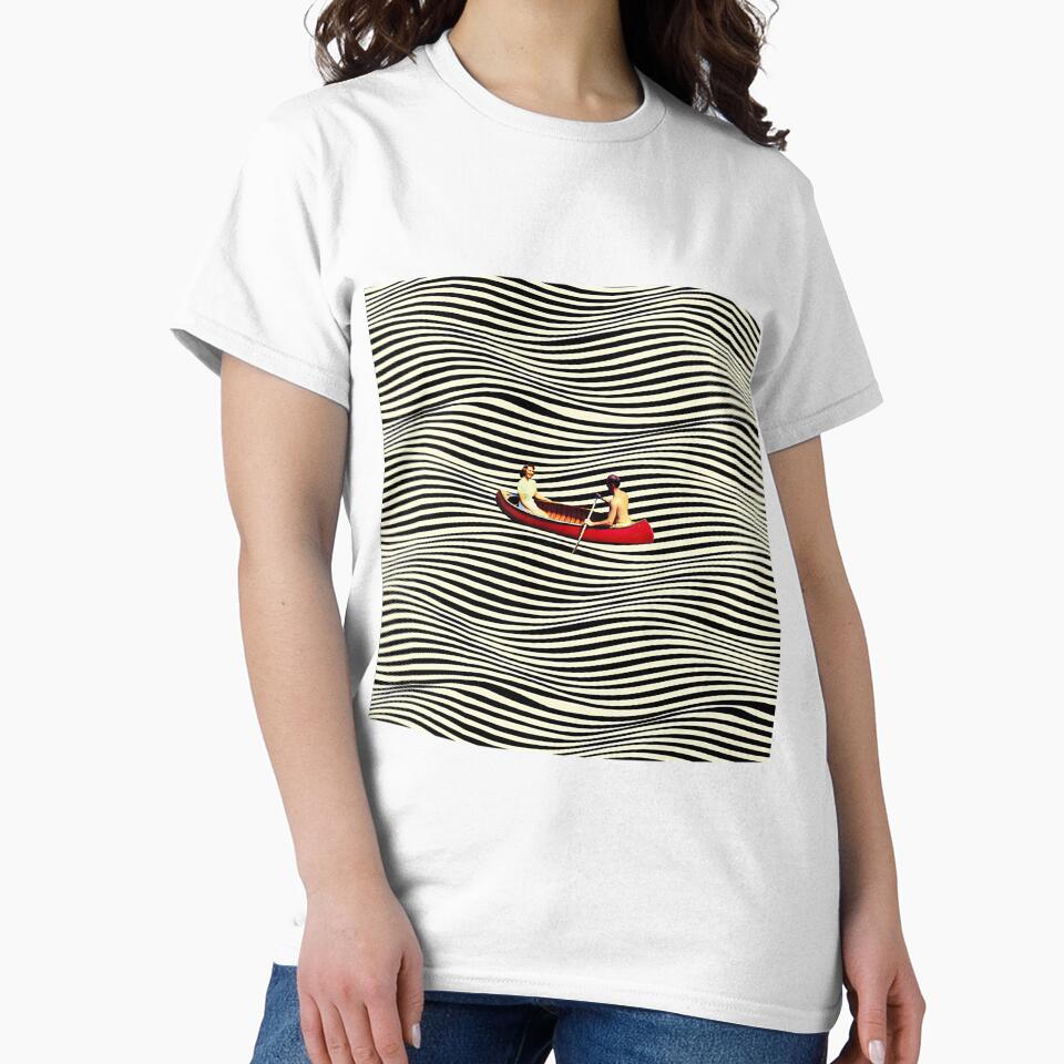 Illusionary Boat Ride Surreal Water Optical Art by pmthjvoo74