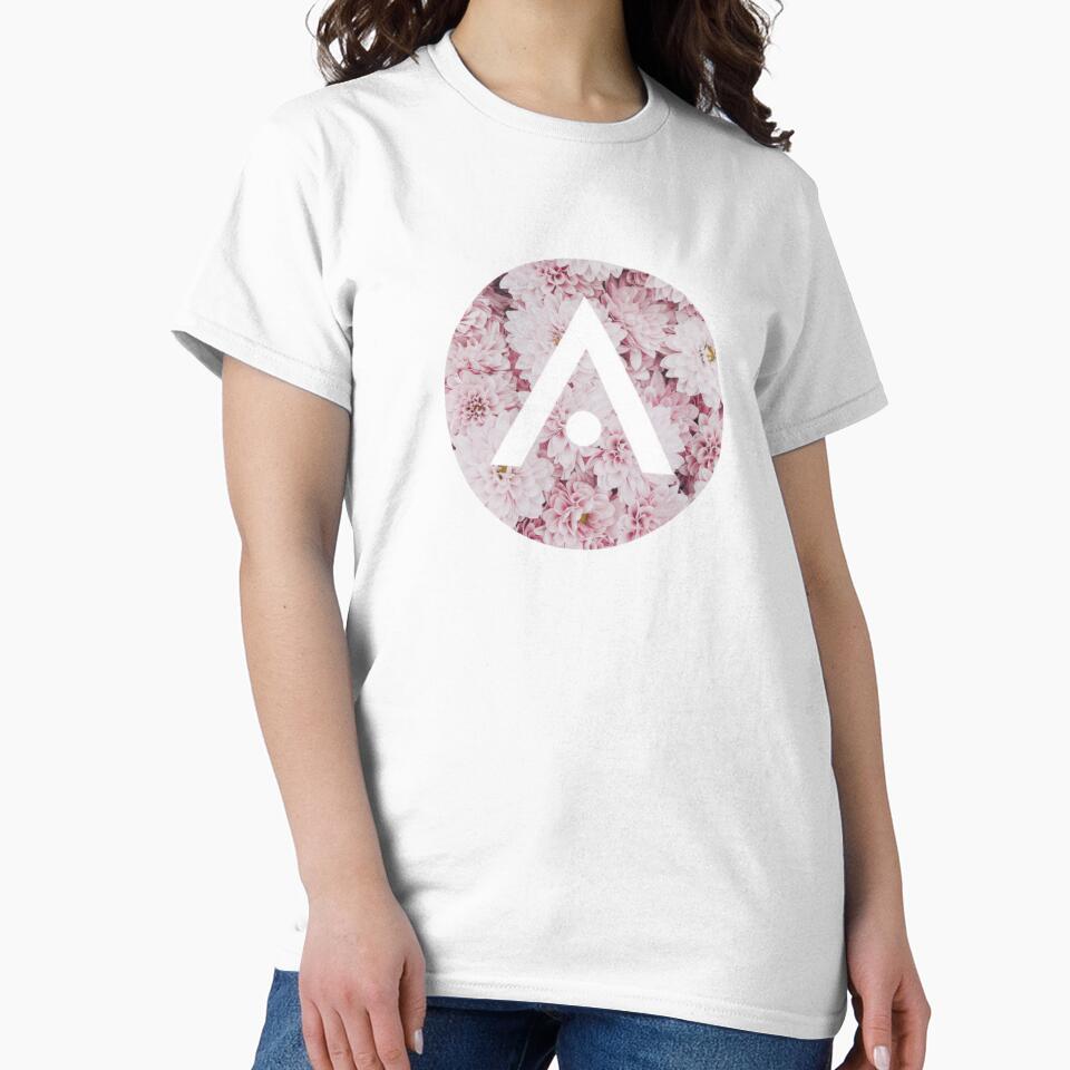 Pastel Pink Flowers Aveda Logo by Dalaura